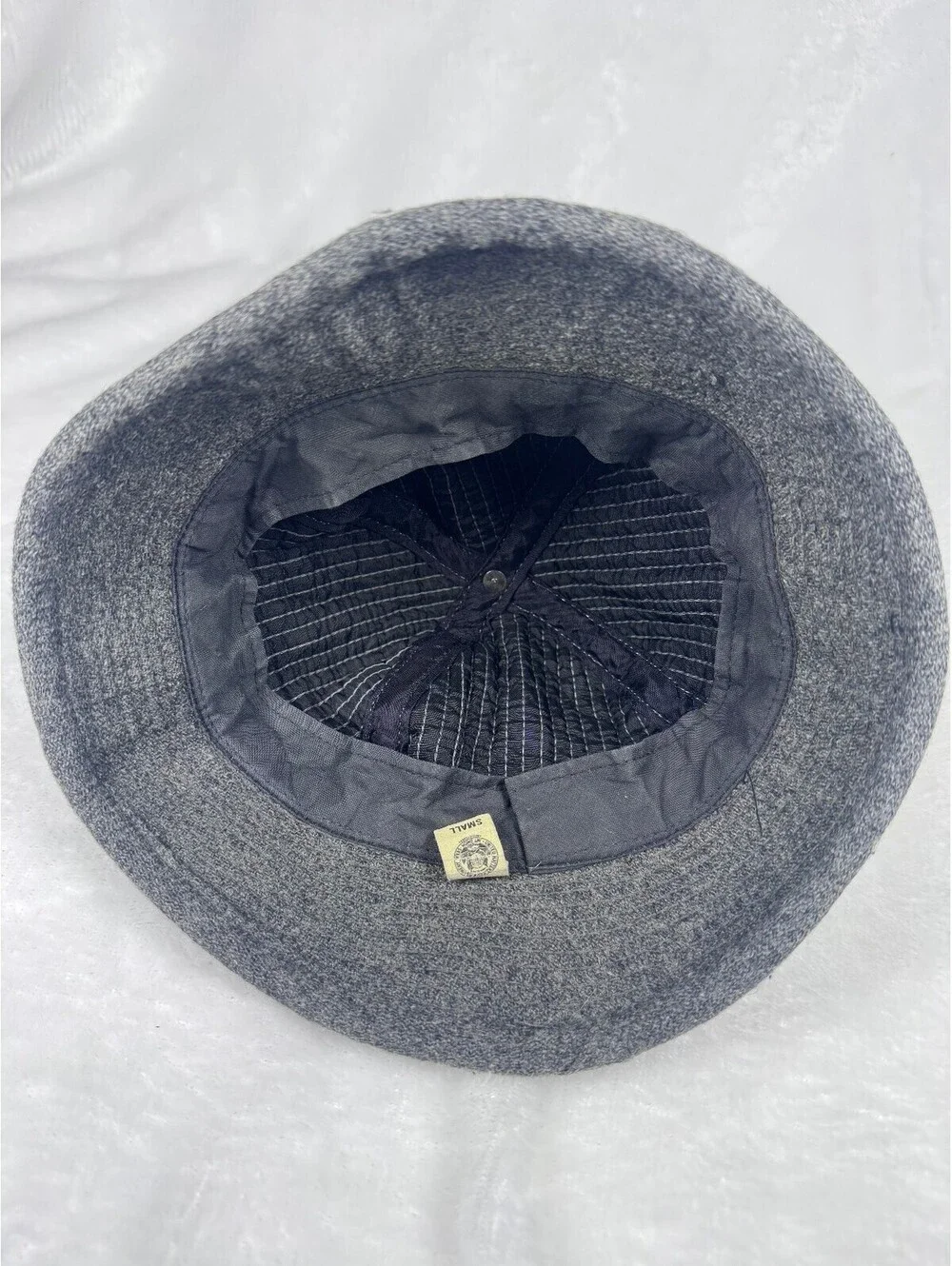 Child's Sherlock Holmes Fedora Hat Cert United Millinery Union (S) Vintage 50s